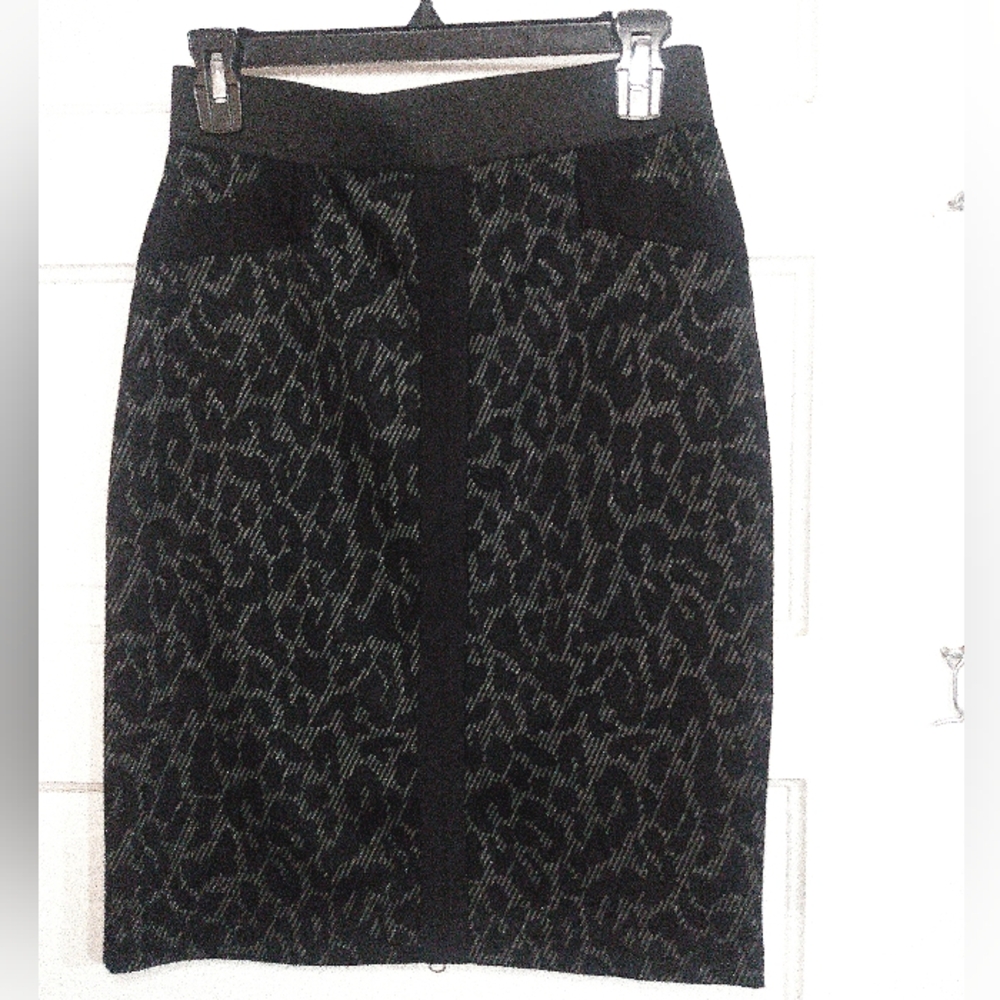 Cheetah Print Full Zipper Pencil Skirt 4